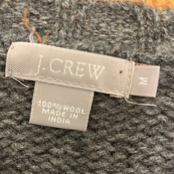 J Crew gray wool sweater - Picture 3 of 3